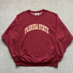 Florida State Seminoles Sweatshirt Mens XXL Maroon College NCAA Crewneck FSU